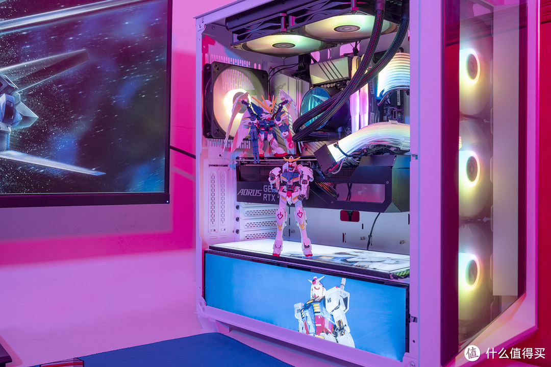 生于1979，萝卜控圆梦，威刚XPG幻境双透机箱 机动战士主题装机