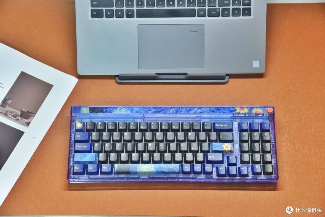 第一次玩带PRG灯的机械键盘，白轴、梵高星空定制，买对了么？