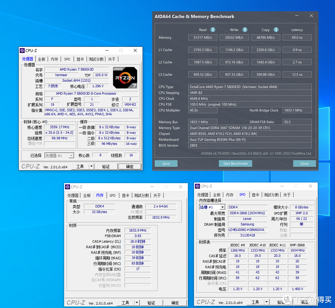 雷克沙 战神之刃 + AMD Zen3 B2 CPU 实测，甜品内存频率在哪？