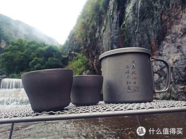 品味山野：黑冰铭钛纯钛茶具套装