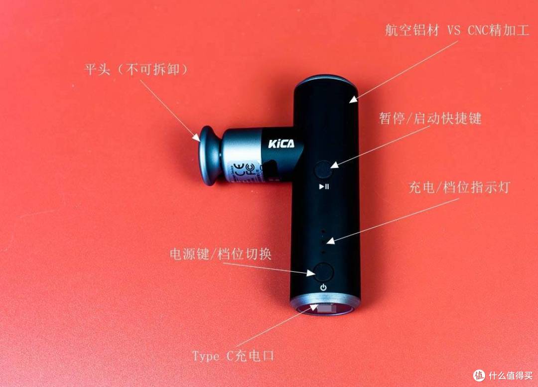 可以放在手提包中的放松神器:KiCA MINI2 筋膜枪