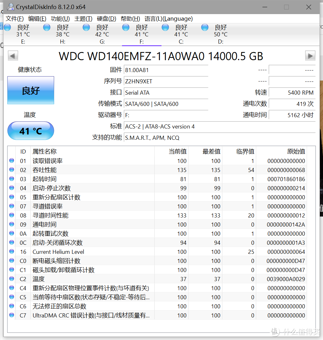 作为对比的从亚马逊移动硬盘盒拆出来的盘