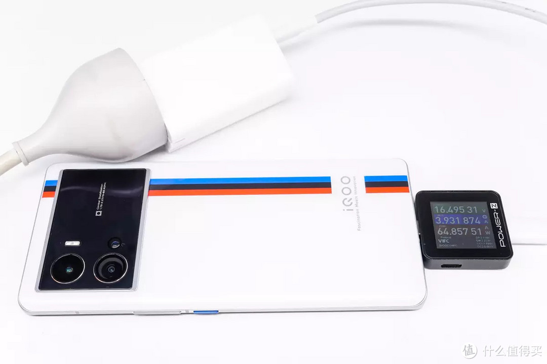可折叠双C快充口红管,vivo 80W氮化镓充电器兼容性测试