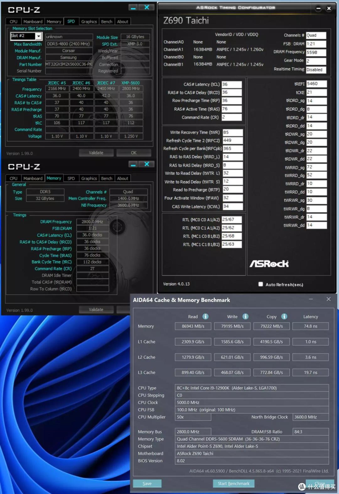 Intel Core i9 12900K与ASRock Z690 TAICHI联合评测