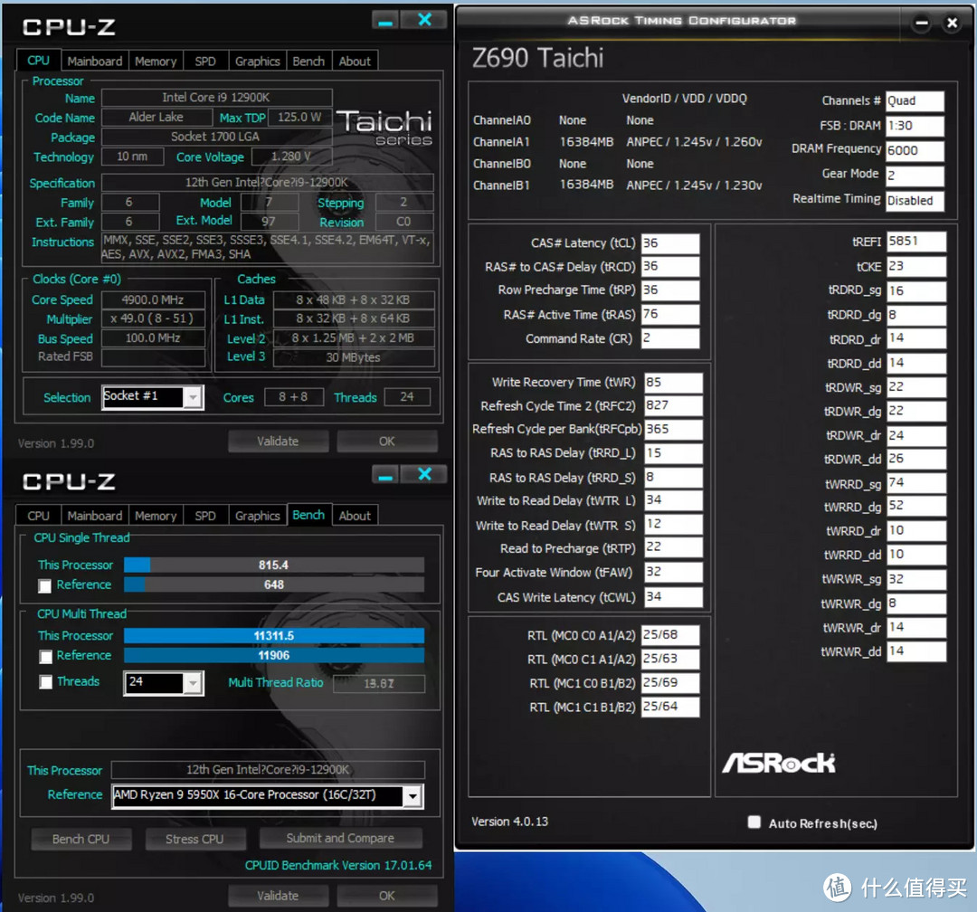 Intel Core i9 12900K与ASRock Z690 TAICHI联合评测