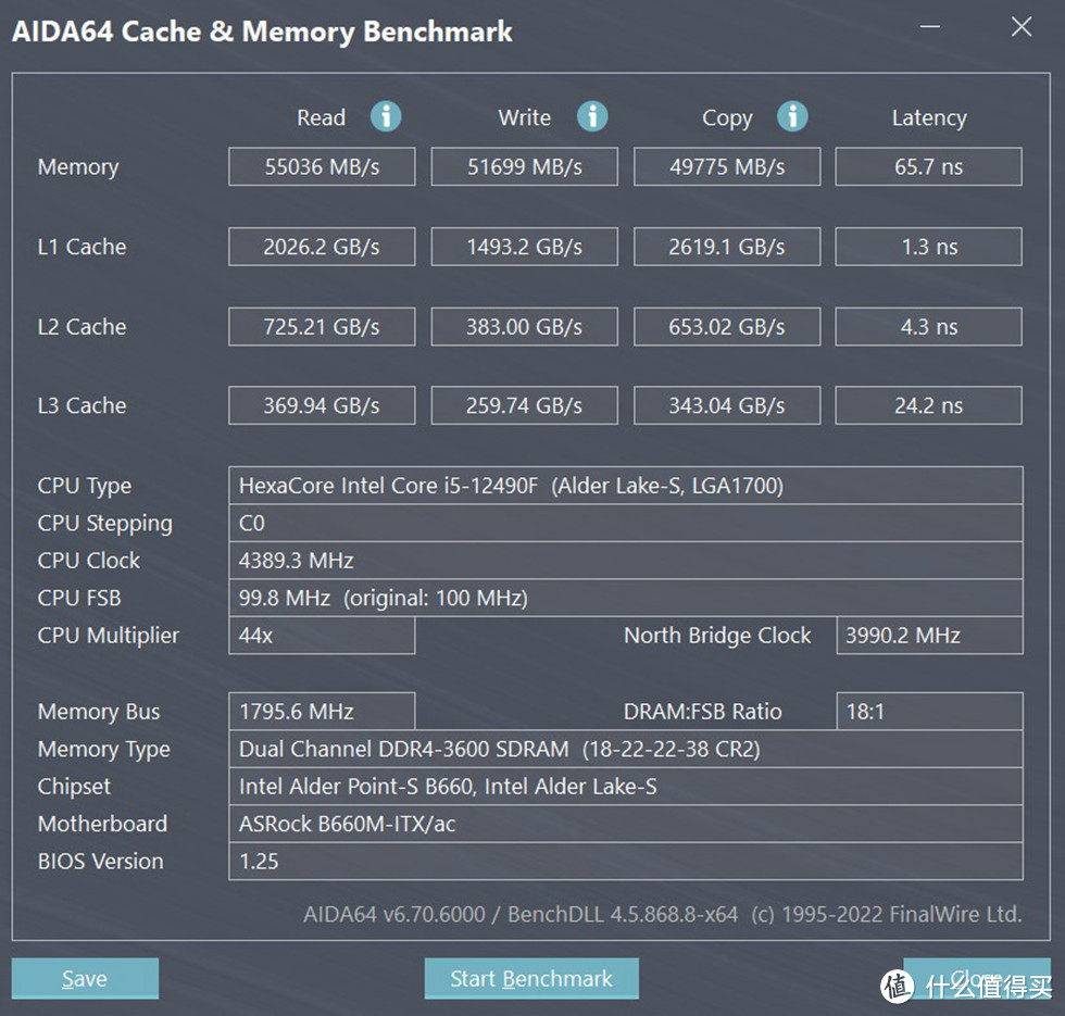 宇瞻NOX暗黑女神的XMP memory Benchmark测试成绩