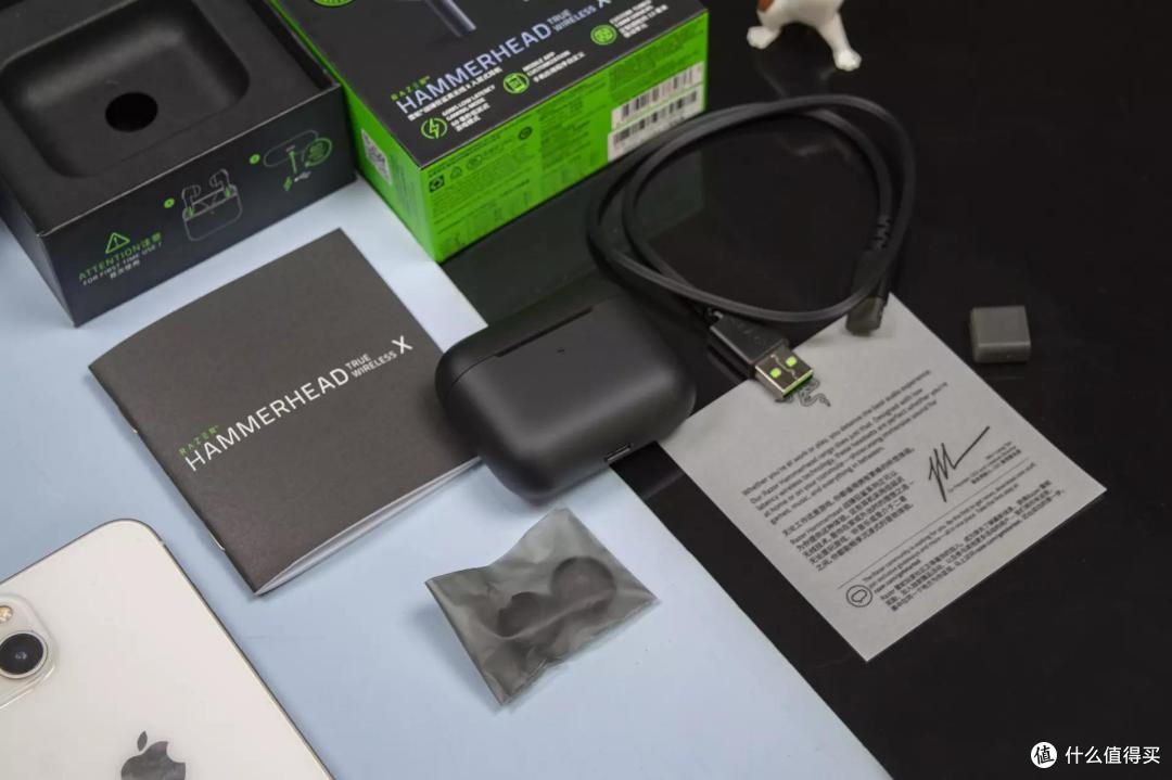 售价299:雷蛇(RAZER)战锤狂鲨X真无线蓝牙耳机开箱
