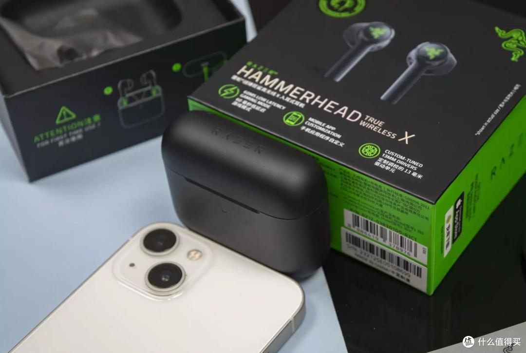 售价299:雷蛇(RAZER)战锤狂鲨X真无线蓝牙耳机开箱