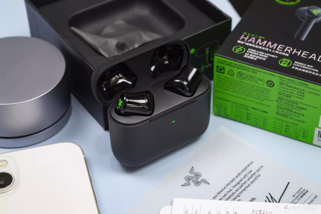 售价299:雷蛇(RAZER)战锤狂鲨X真无线蓝牙耳机开箱