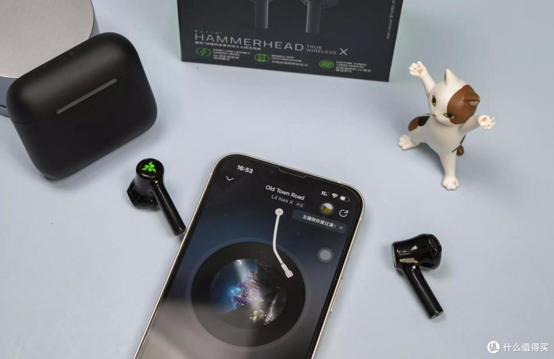 售价299:雷蛇(RAZER)战锤狂鲨X真无线蓝牙耳机开箱