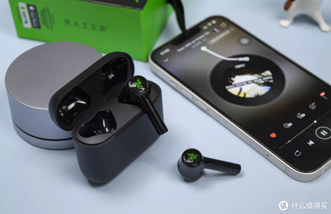 售价299:雷蛇(RAZER)战锤狂鲨X真无线蓝牙耳机开箱