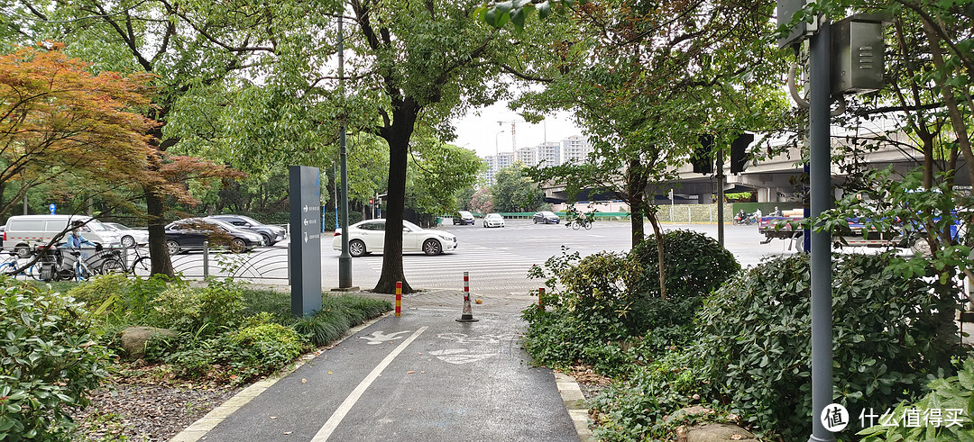 林荫小道骑行木桥流水别墅/隐藏路口尽头的骑行公园/外环高速边上的一个隐秘的角落/闵行体育公园边上