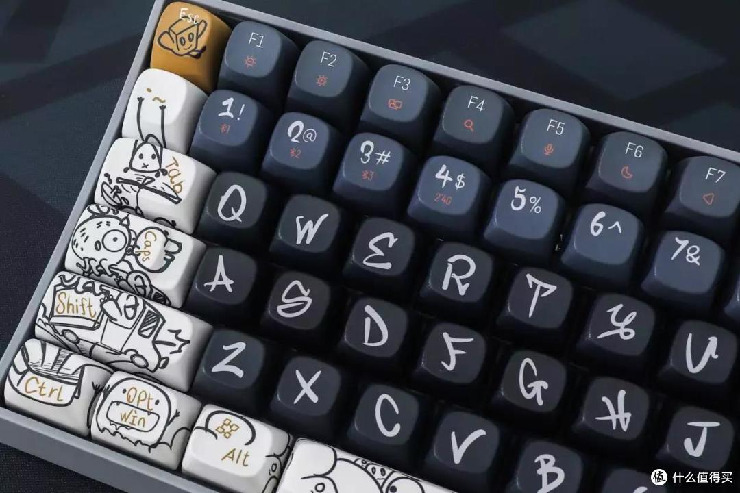 我的键盘我做主!洛斐小翘玩新花样,定制键帽?网友:DIY毫不留情