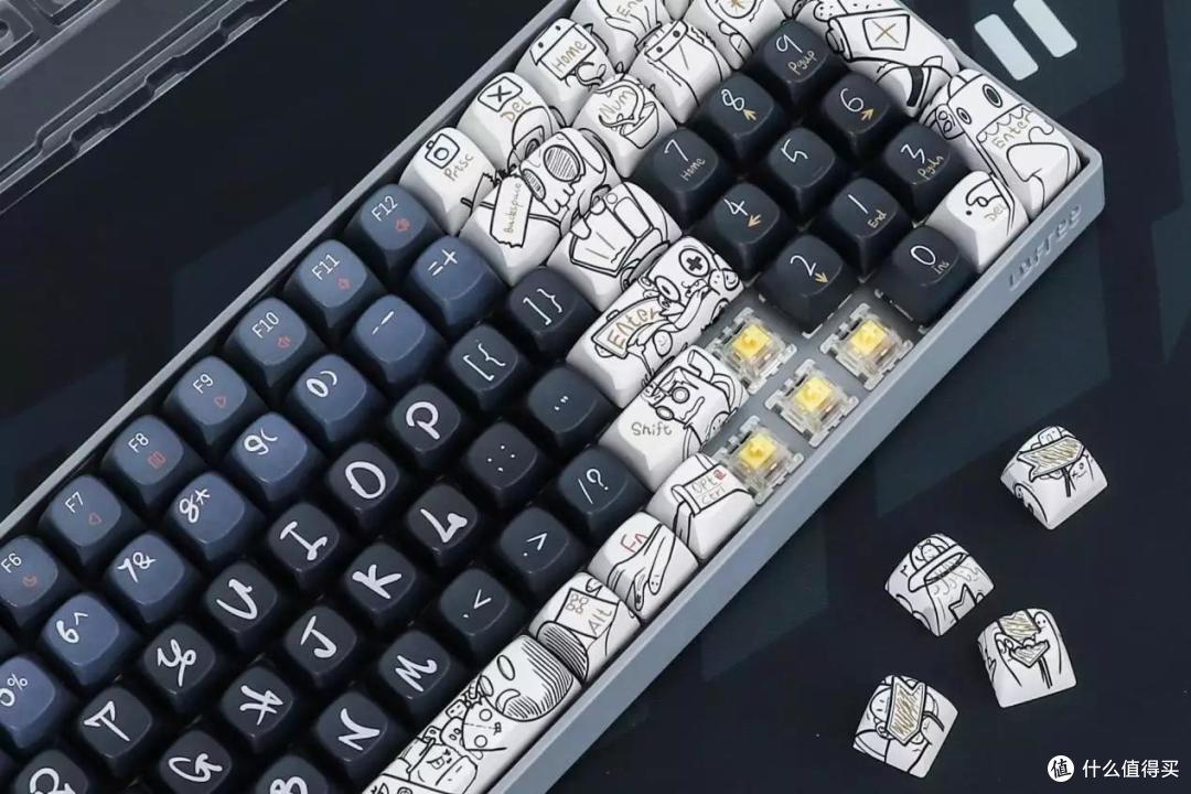 我的键盘我做主!洛斐小翘玩新花样,定制键帽?网友:DIY毫不留情