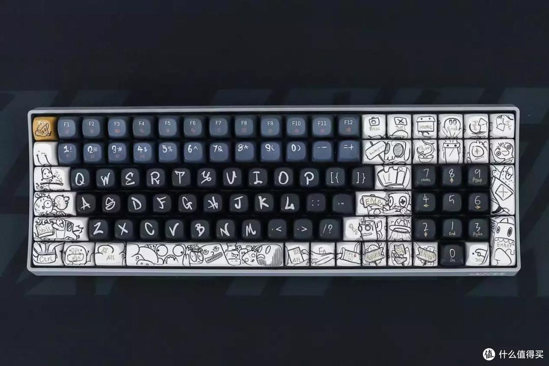 我的键盘我做主!洛斐小翘玩新花样,定制键帽?网友:DIY毫不留情
