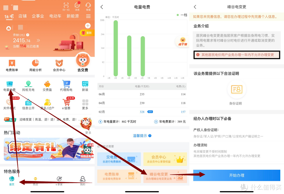 网上国网如何查看用电习惯和更改峰谷电，以及省钱技巧和电费政策！