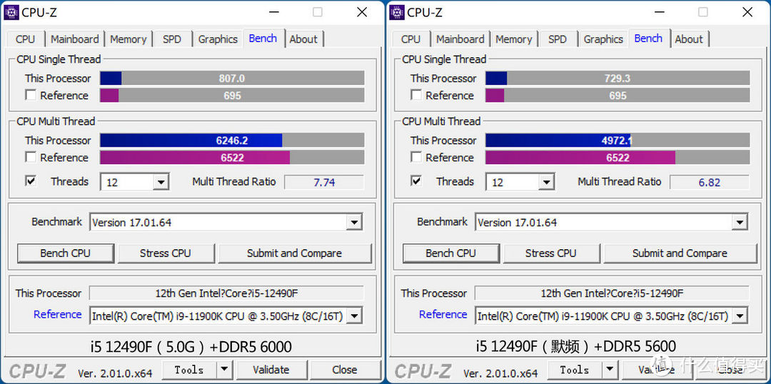 12代非K超频怎么玩？i5 12490F+ROG STRIX B660-G超频教程及测试分享