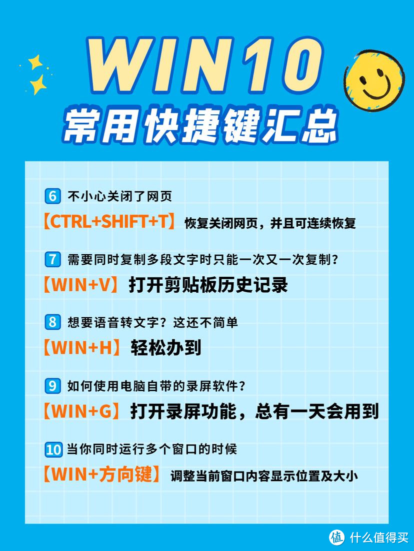 工作效率UP！Win10常用快捷键汇总