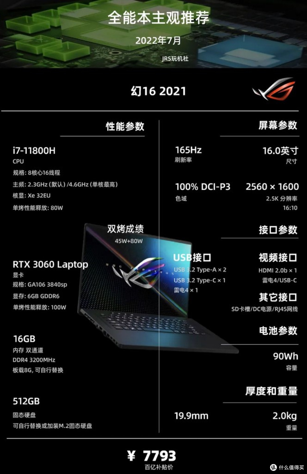 2022年7月 | 全能型笔记本电脑 主观选购推荐