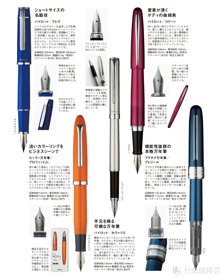 2022年日本流行的本土大众钢笔，从五十到几百~