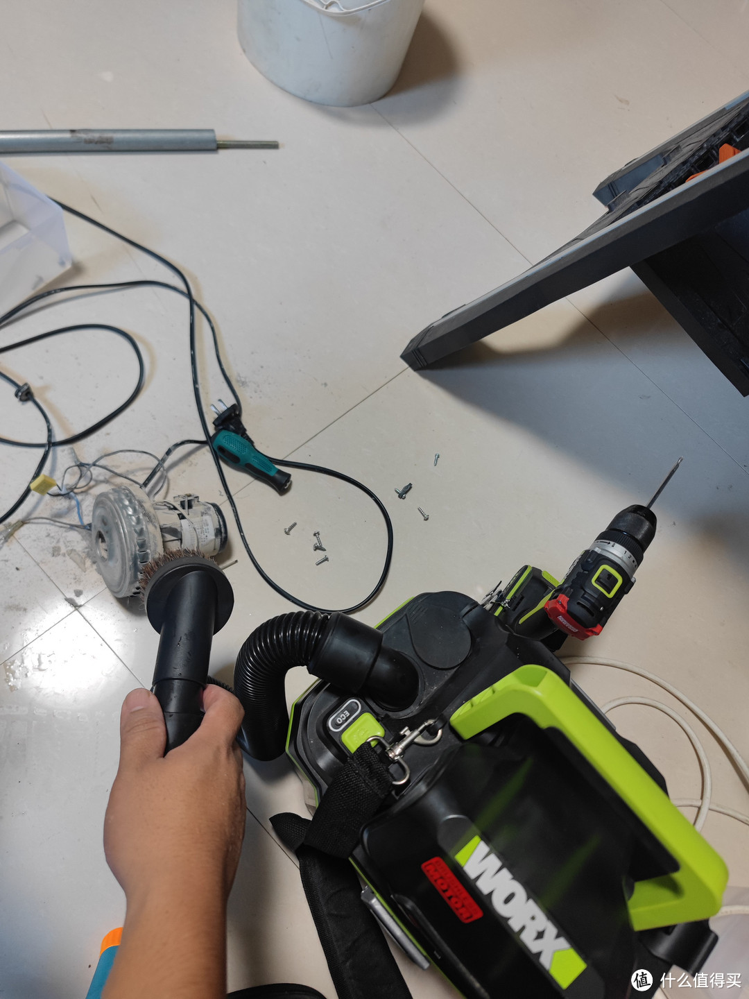 美的t2-l121a吸尘器拆机清洗