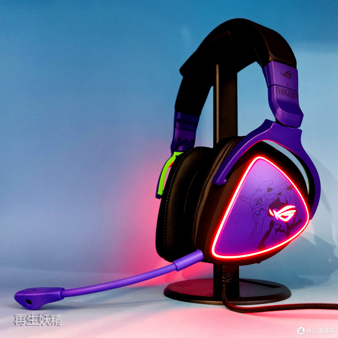 ROG 玩家国度 棱镜S EVA联名版 游戏耳机 开箱、初体验
