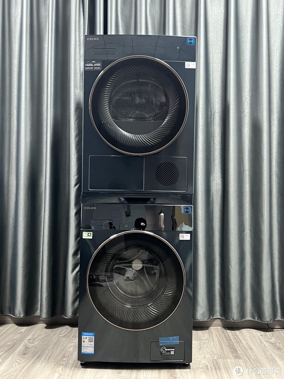 COLMO洗衣机怎么样？美的高端系列COLMO晖月洗烘套装硬核测评（CLHS10E-E+CLGS10E-E）