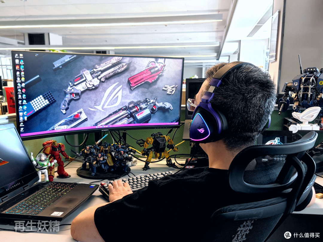 ROG 玩家国度 棱镜S EVA联名版 游戏耳机 开箱、初体验