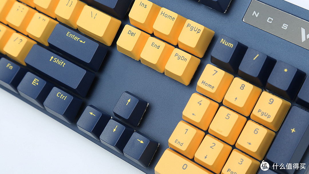 雷柏V500PRO蔚蓝黄潮机械键盘
