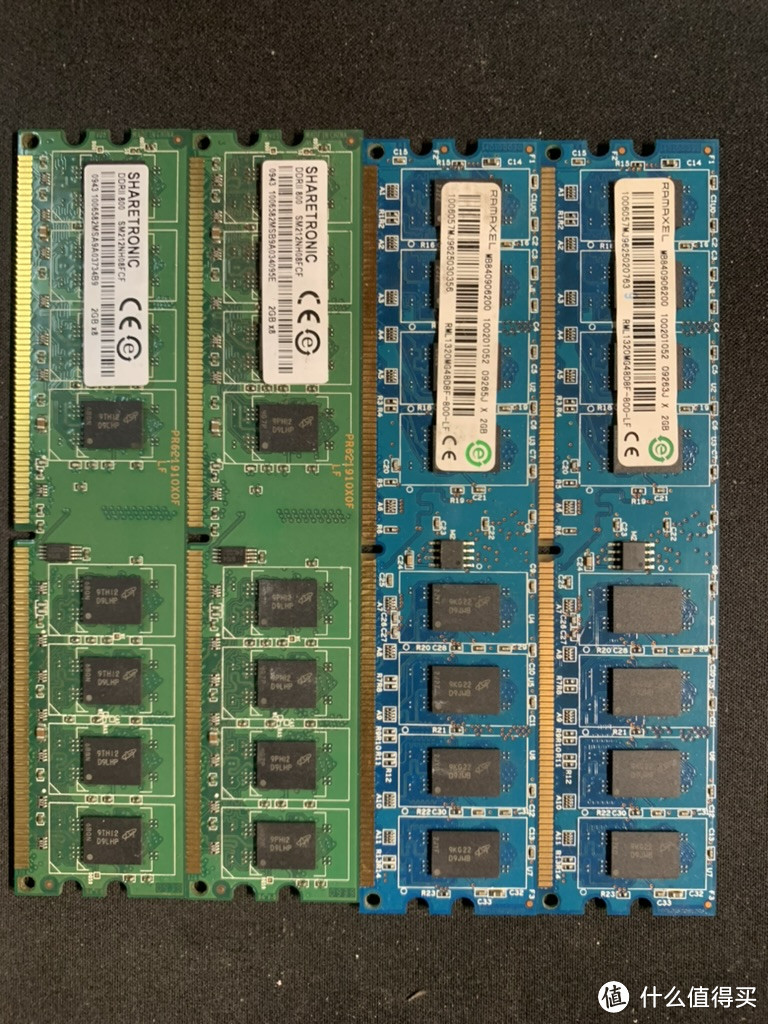 四根DDR2 2G 800内存