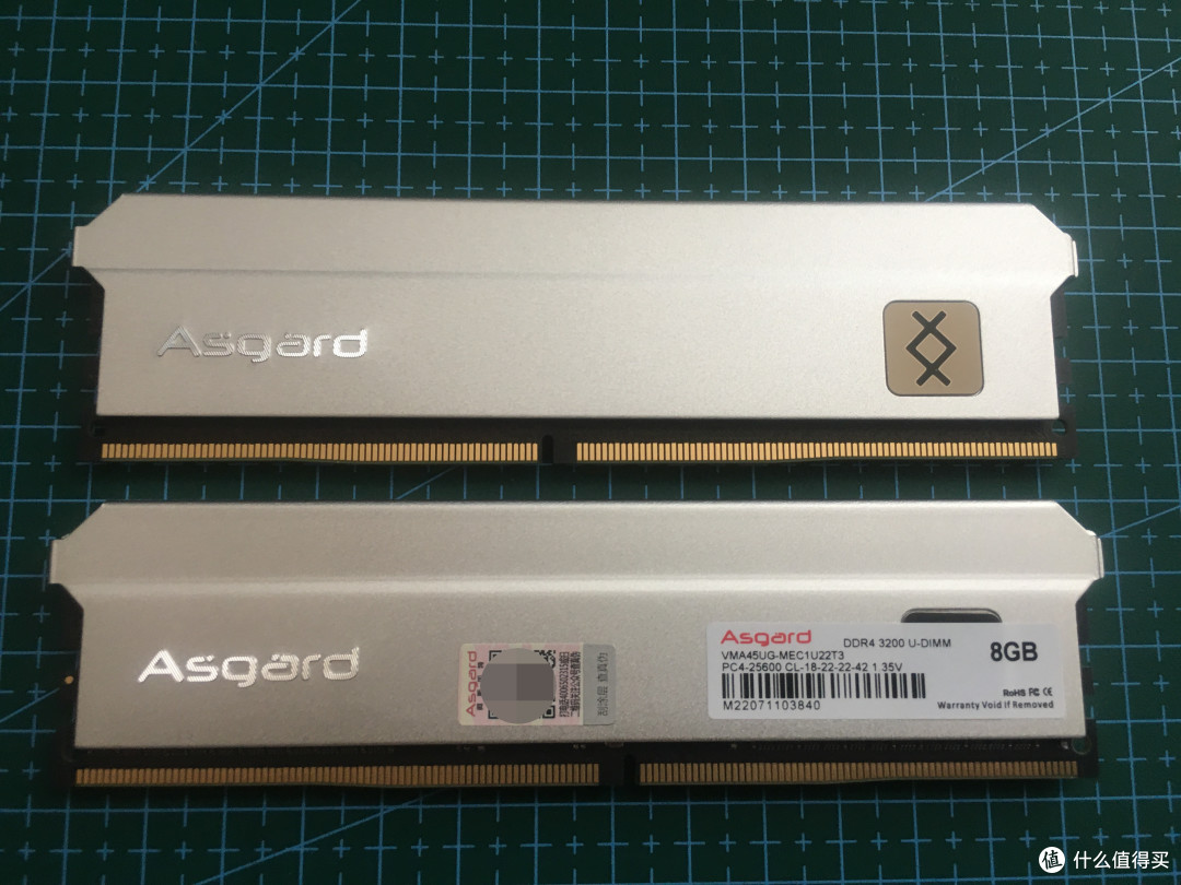 性价比不错 阿斯加特 FREYR 弗雷 DDR4 3200 台式机内存条16GB(8Gx2)套装