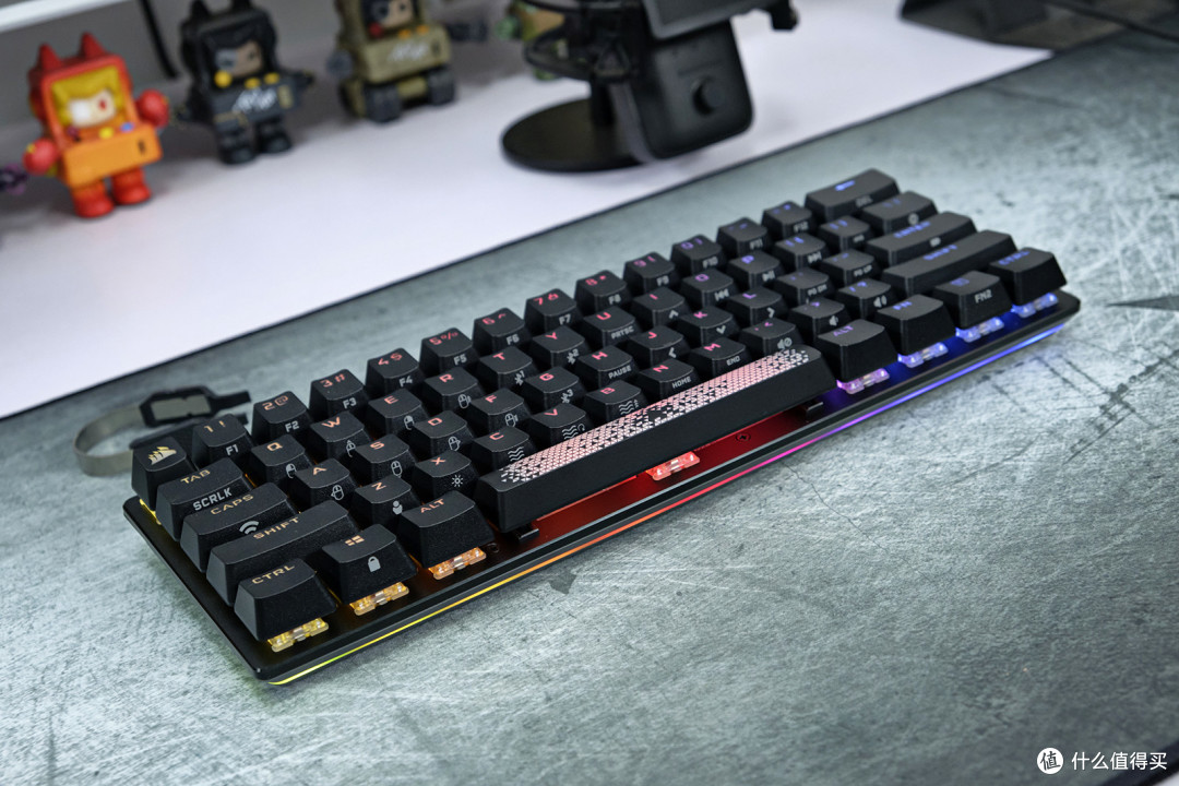 三模无线、热拔插，全方位升级，美商海盗船K70 PRO MINI WIRELESS