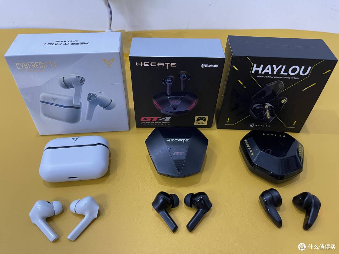 游戏TWS耳机怎么选?银狐T1/Haylou G3/漫步者HECATE GT4游戏耳机上手简评