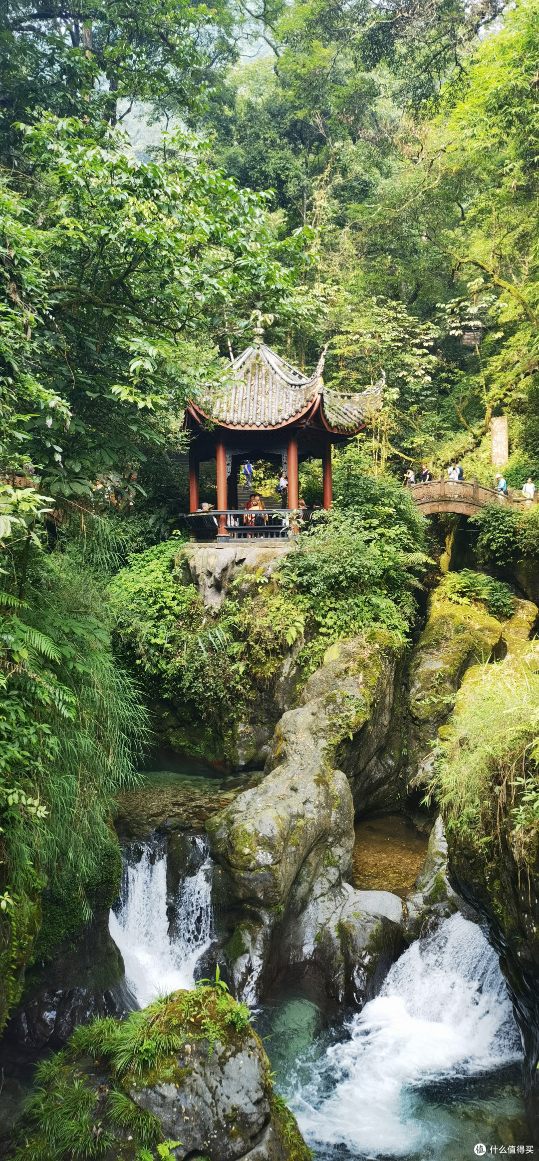 清音阁是很多旅游达人所认为最能代表峨眉山秀丽风光的地方.