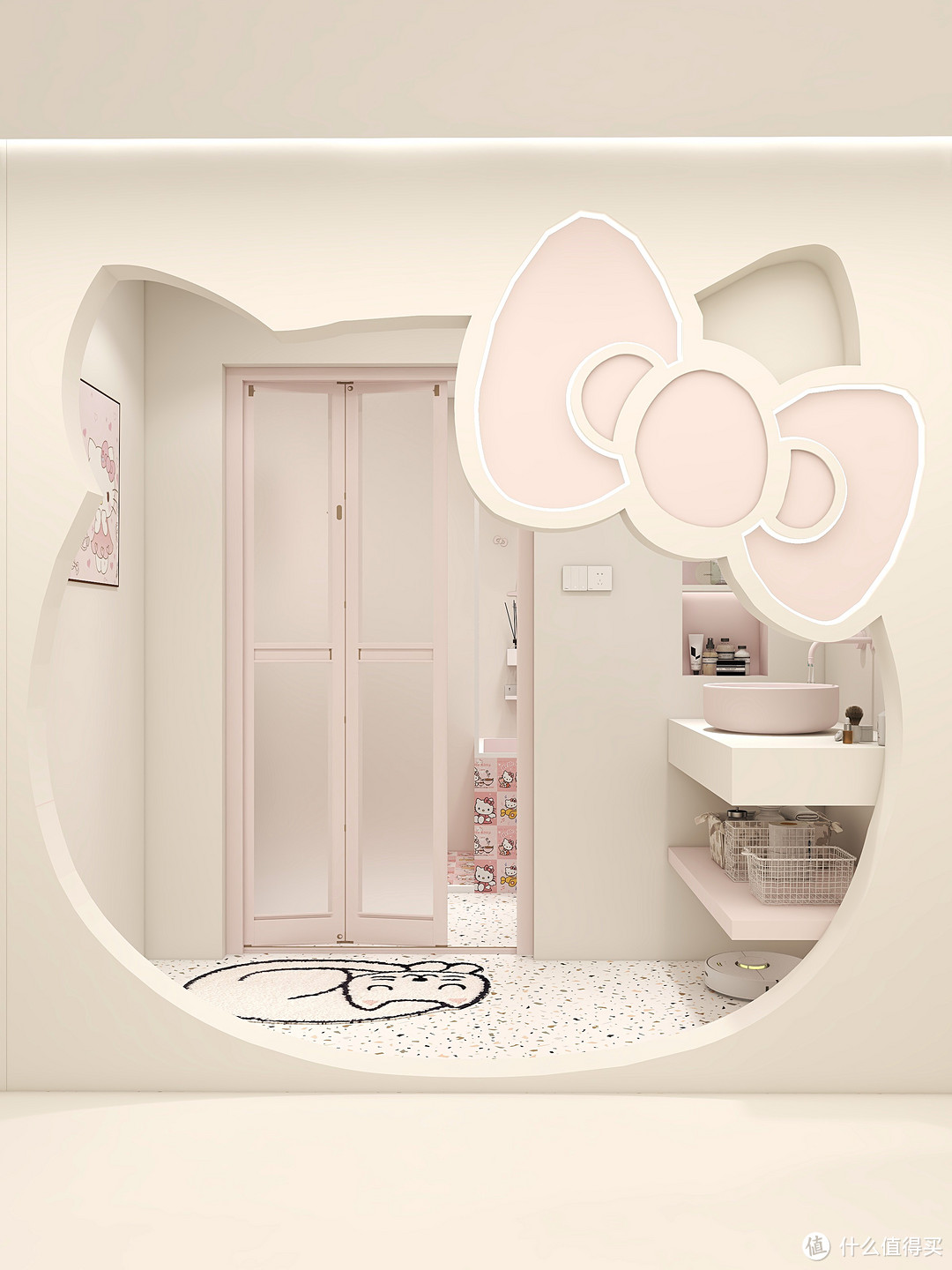 helloKitty浴室|这是仙女🧚‍♀️才能上的厕所吧！！