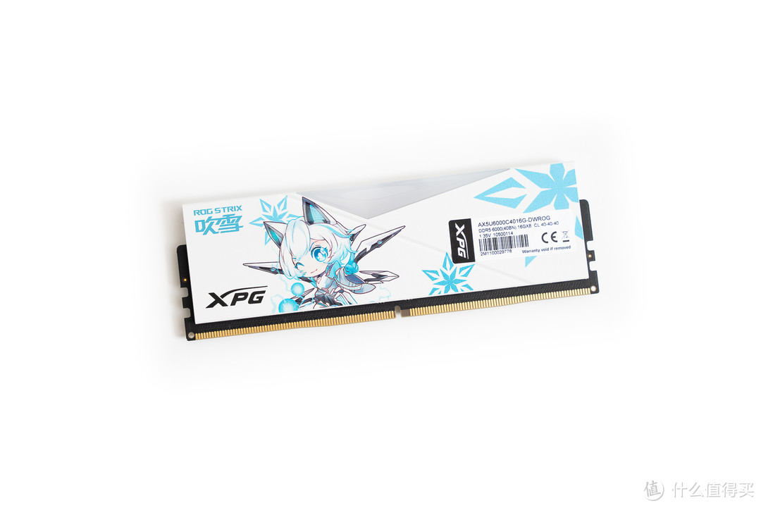 XPG 龙耀 DDR5 吹雪联名内存 DDR5 6000MHz 16GB × 2 开箱分享