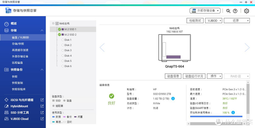 2022魔都40℃购物节之二——开箱威联通TS-664六盘位NAS——原生NVME