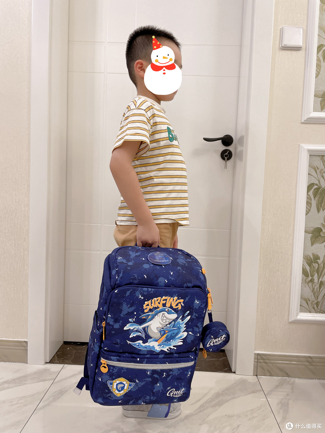 健康护脊,萌动炫酷,孩子的小学升学礼—GMT for Kids玩酷游鲨儿童护脊书包