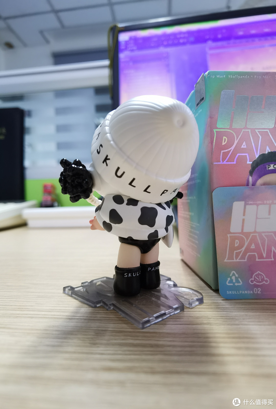 泡泡玛特 SKULLPANDA熊喵热潮系列盲盒：牛奶小可爱和精致主张到手晒