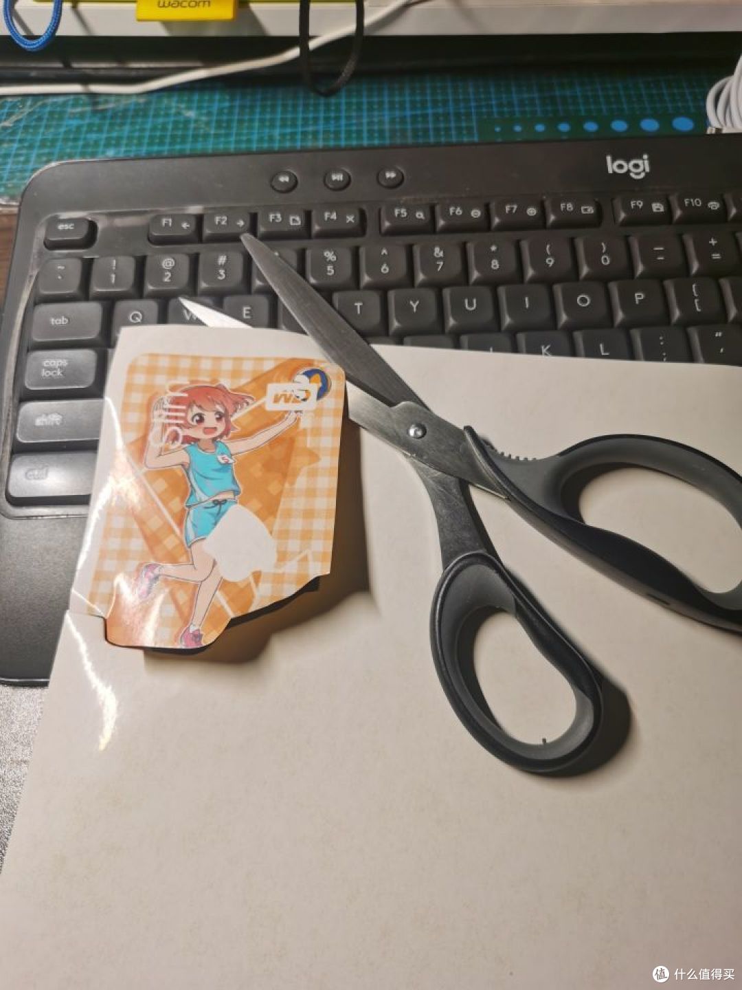 得力77760大号单把装美工专用剪刀开箱测评