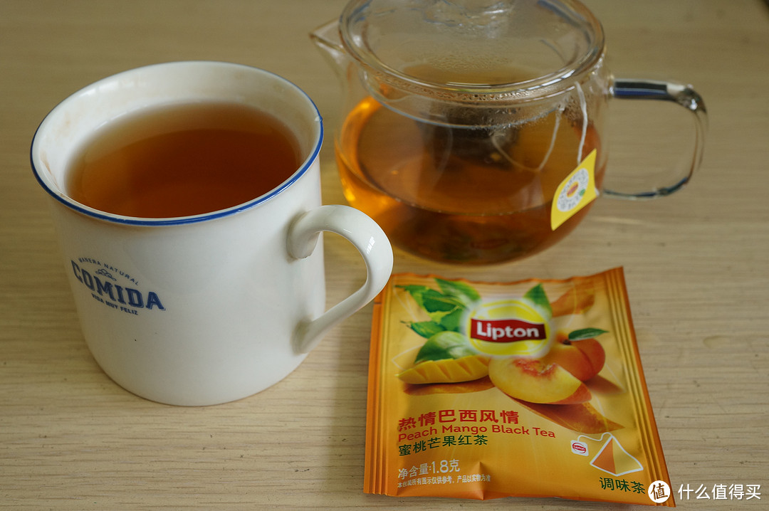 Olá！巴西风味探索，开箱试饮这款蜜桃芒果红茶。