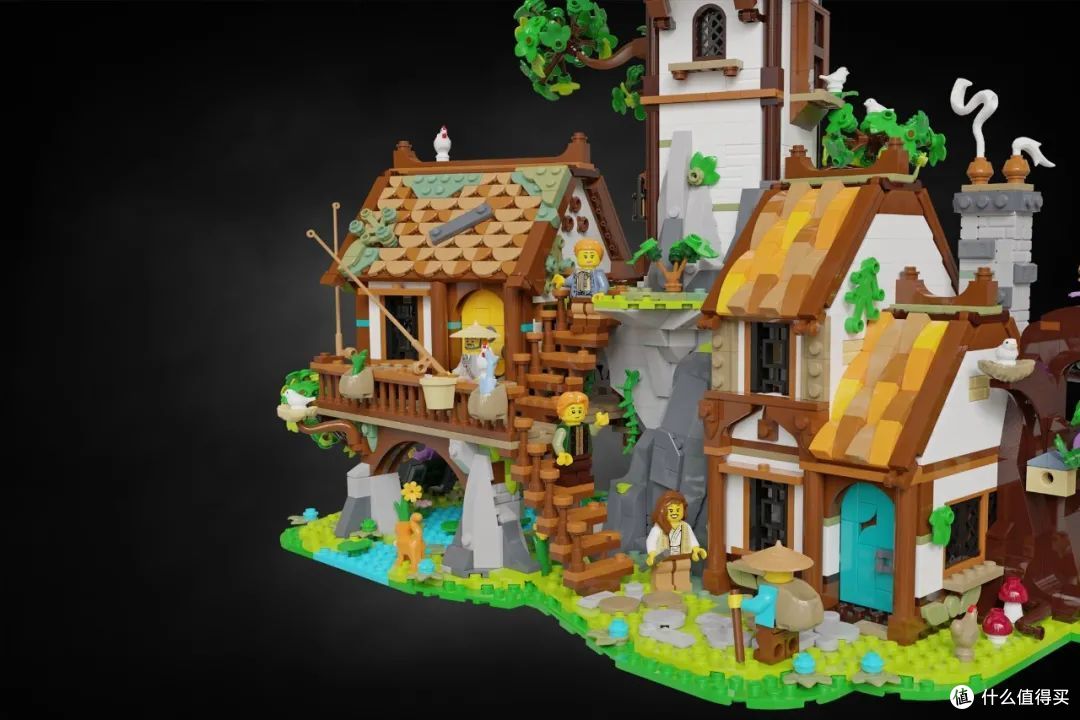 乐高村庄/邮差飞机-乐高优秀moc作品日赏【vol.207】