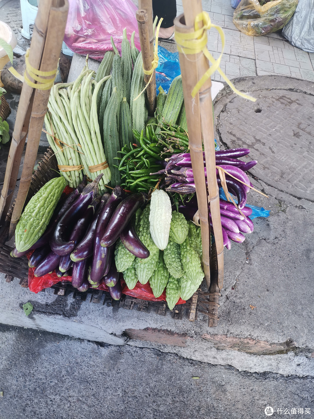 市场买的菜和我们这边没有什么区别