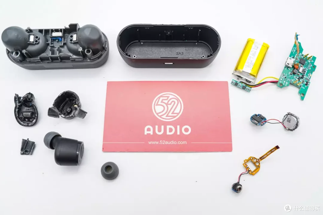 内置双麦克风,提供清晰通话效果,Skullcandy Jib True2真无线耳机拆解