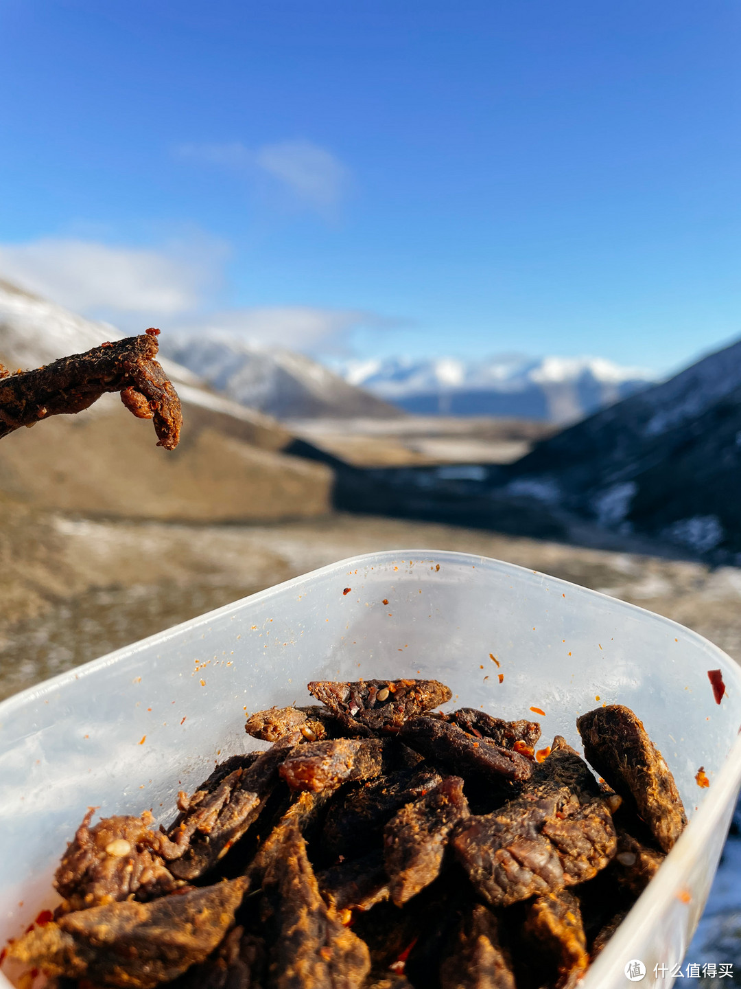 在Lake Lyndon 附近的山上