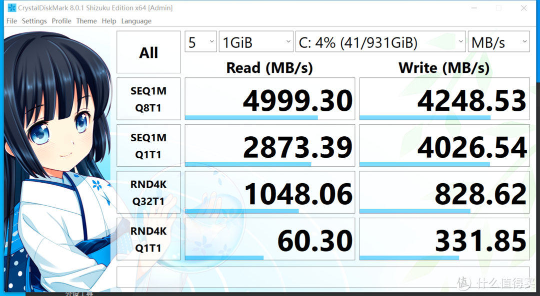 速度OK，性价比高。闭眼入aigo P5000 PCIe4.0固态硬盘