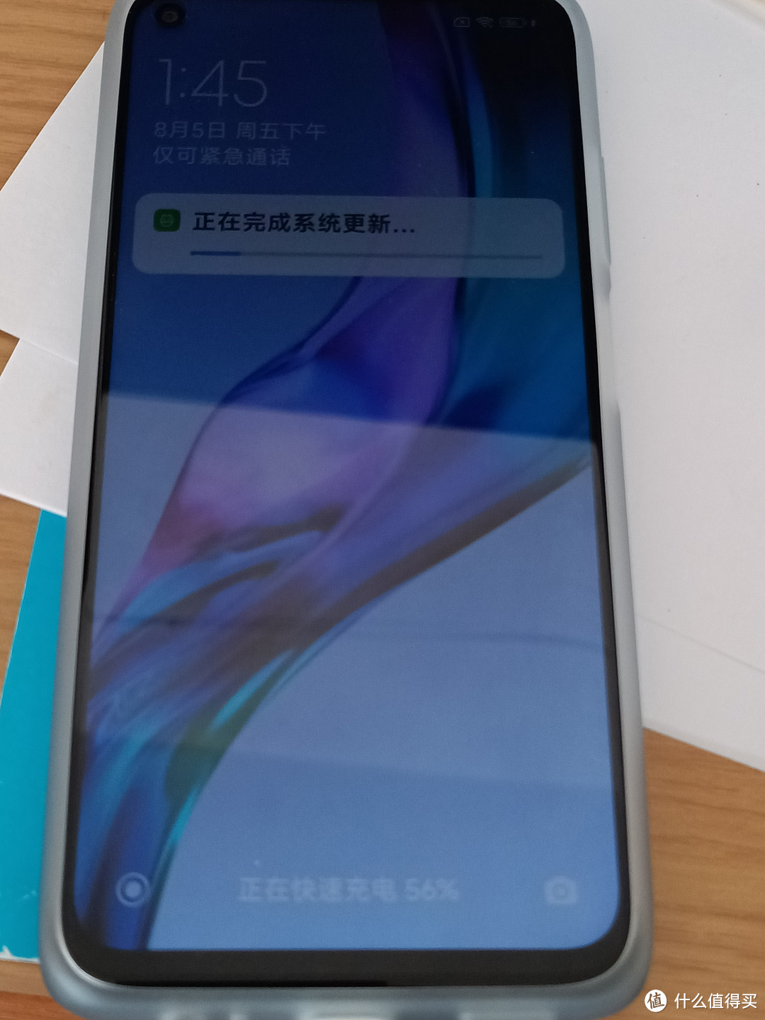 小米miredminote95g8gb128gb青山外大电池手机简单开箱