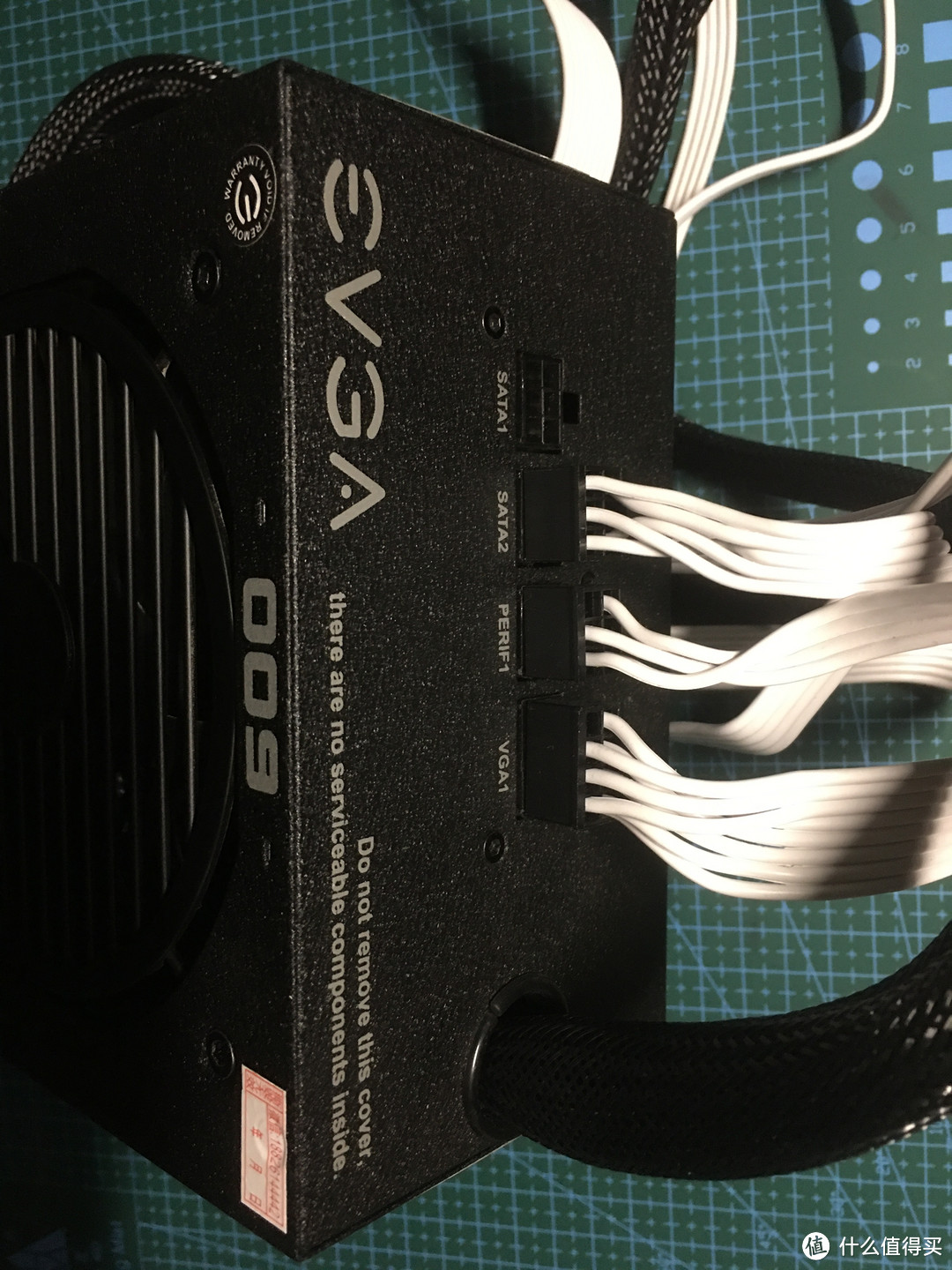 拼凑NAS计划 淘个二手电源可好 EVGA 600BQ 600W半模组电源