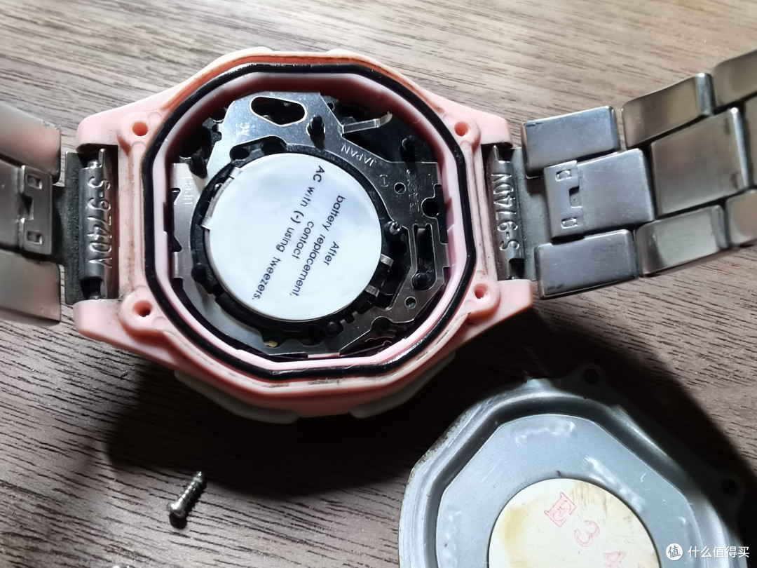 给女儿的粉红卡西欧换电池_女表_什么值得买
