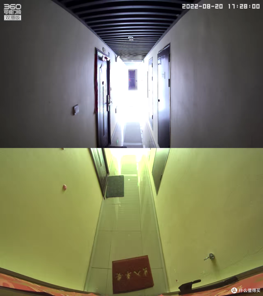 360可视门铃5Max双摄版无死角查看门外情况,单身女性的最佳拍档